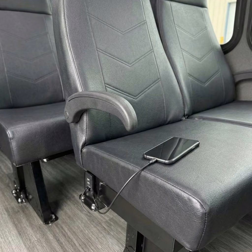 bella vista 15 passenger minibus usb charging