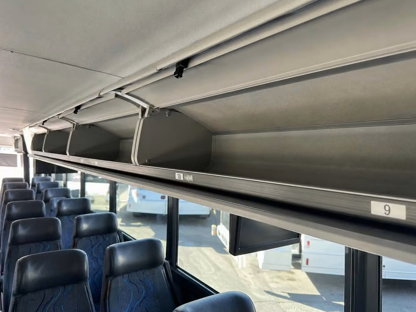 bella vista 18 passenger minibus overhead storage