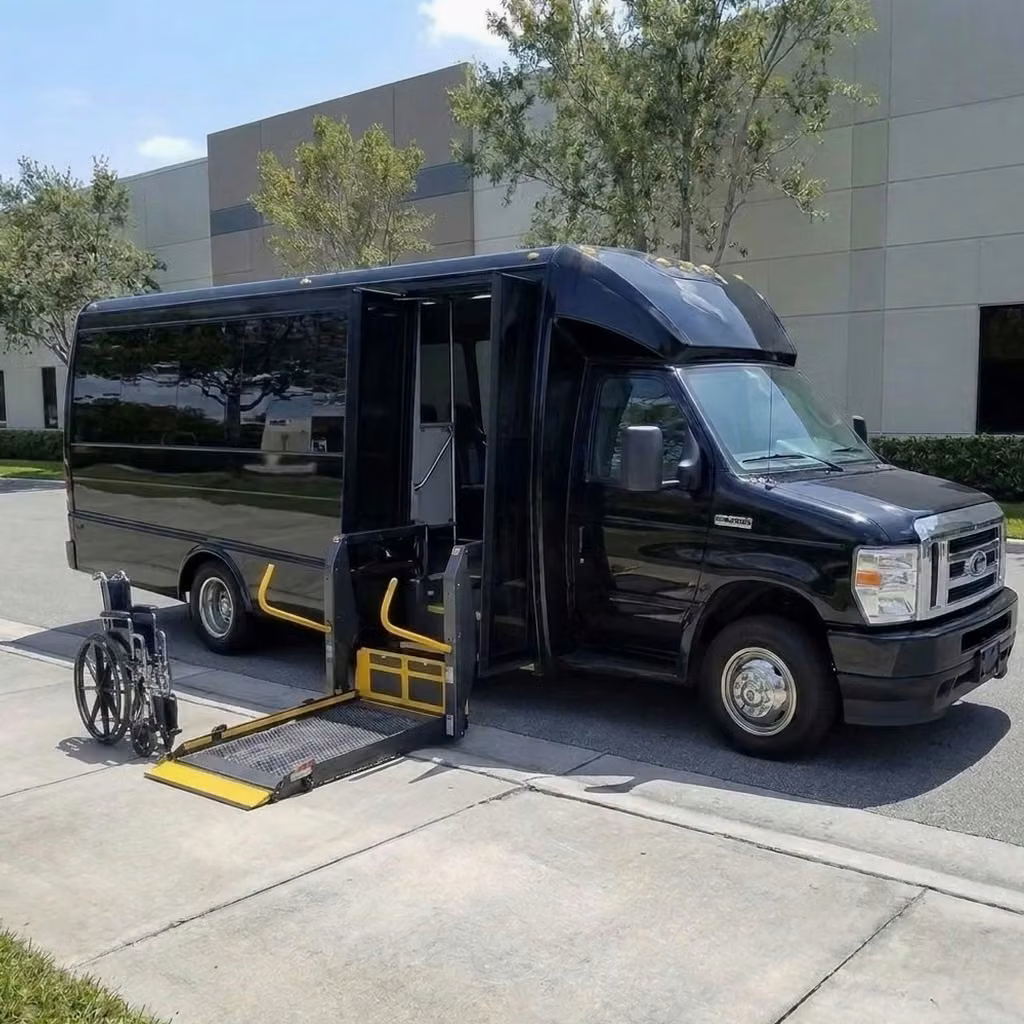 bella vista 18 passenger minibus wheelchair lift