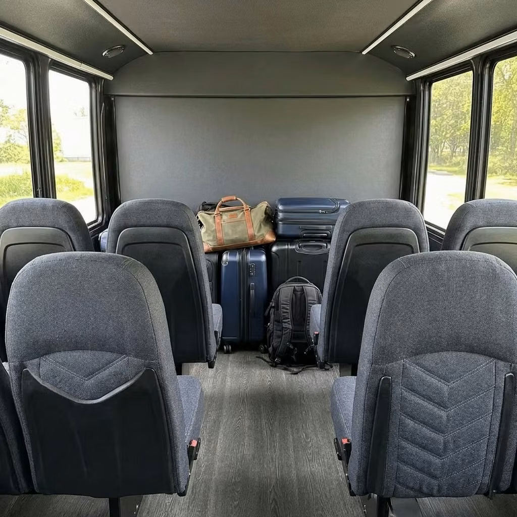 bella vista 25 passenger minibus luggage area