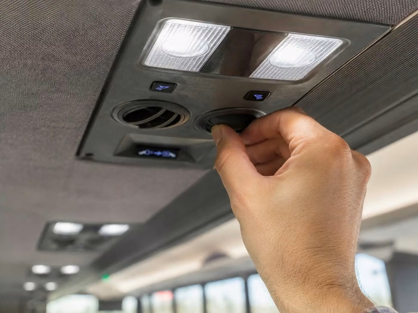 bella vista 56 passenger charter bus air conditioning