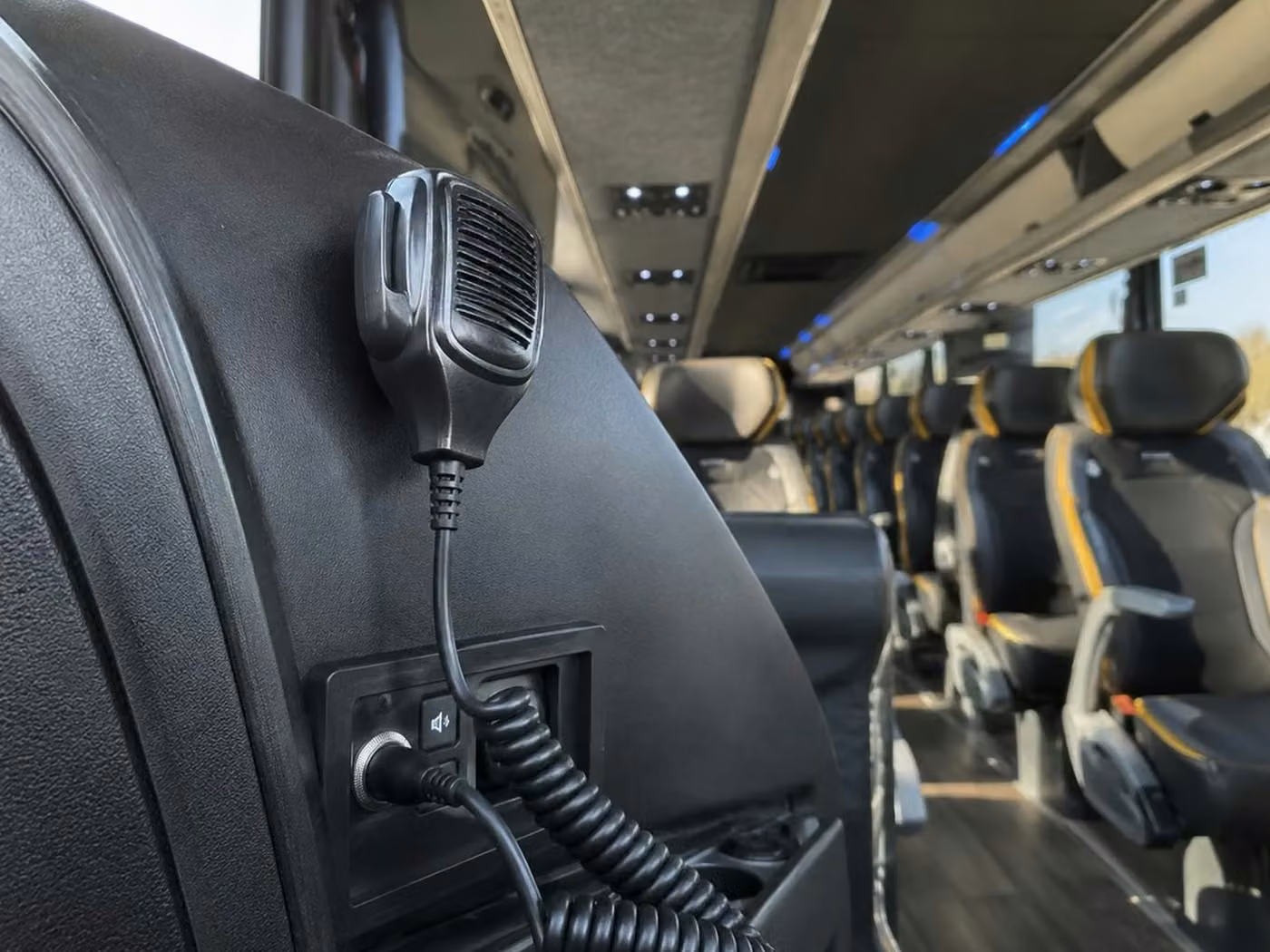 bella vista charter bus pa system