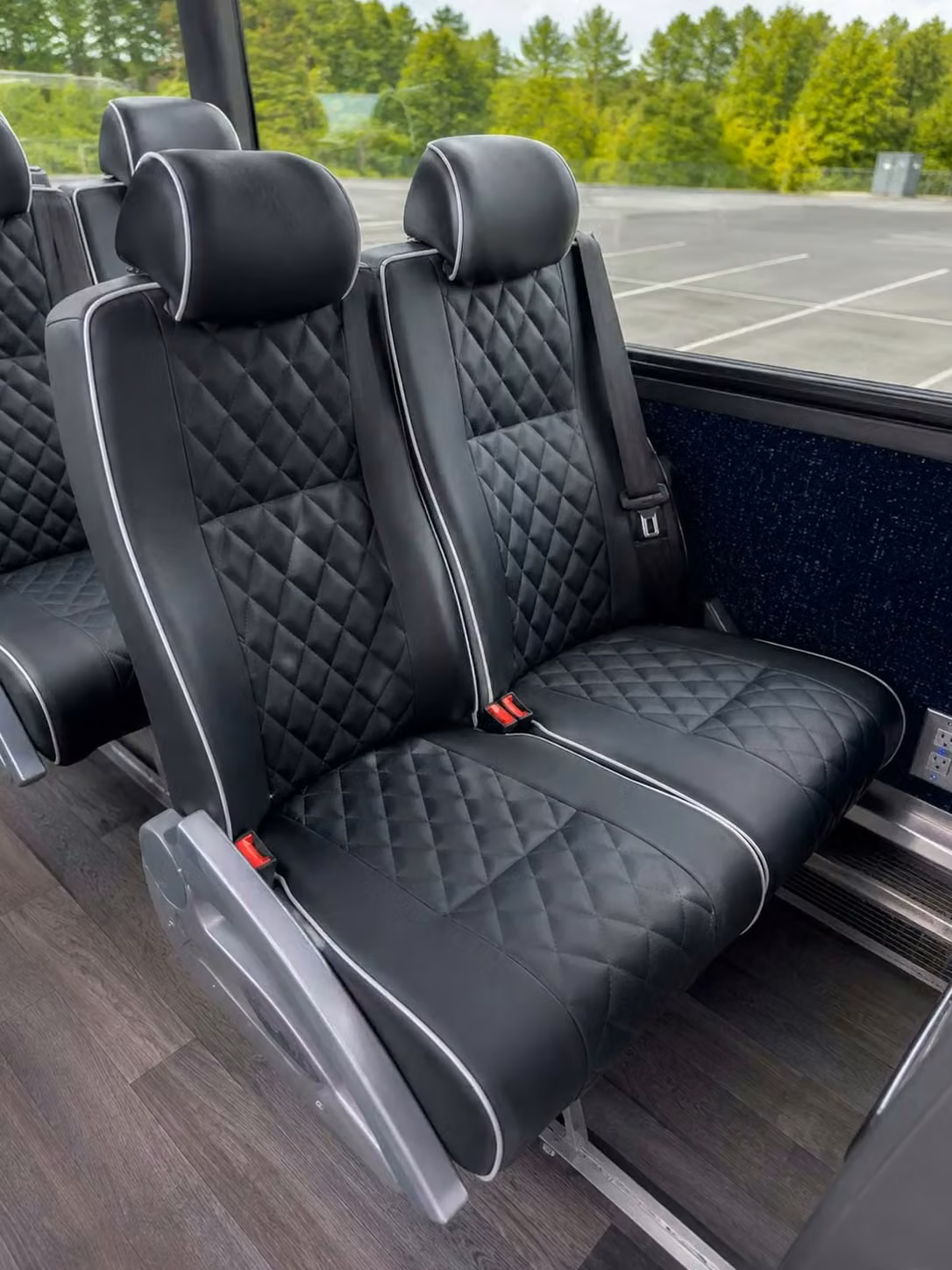 bella vista charter bus reclining seats