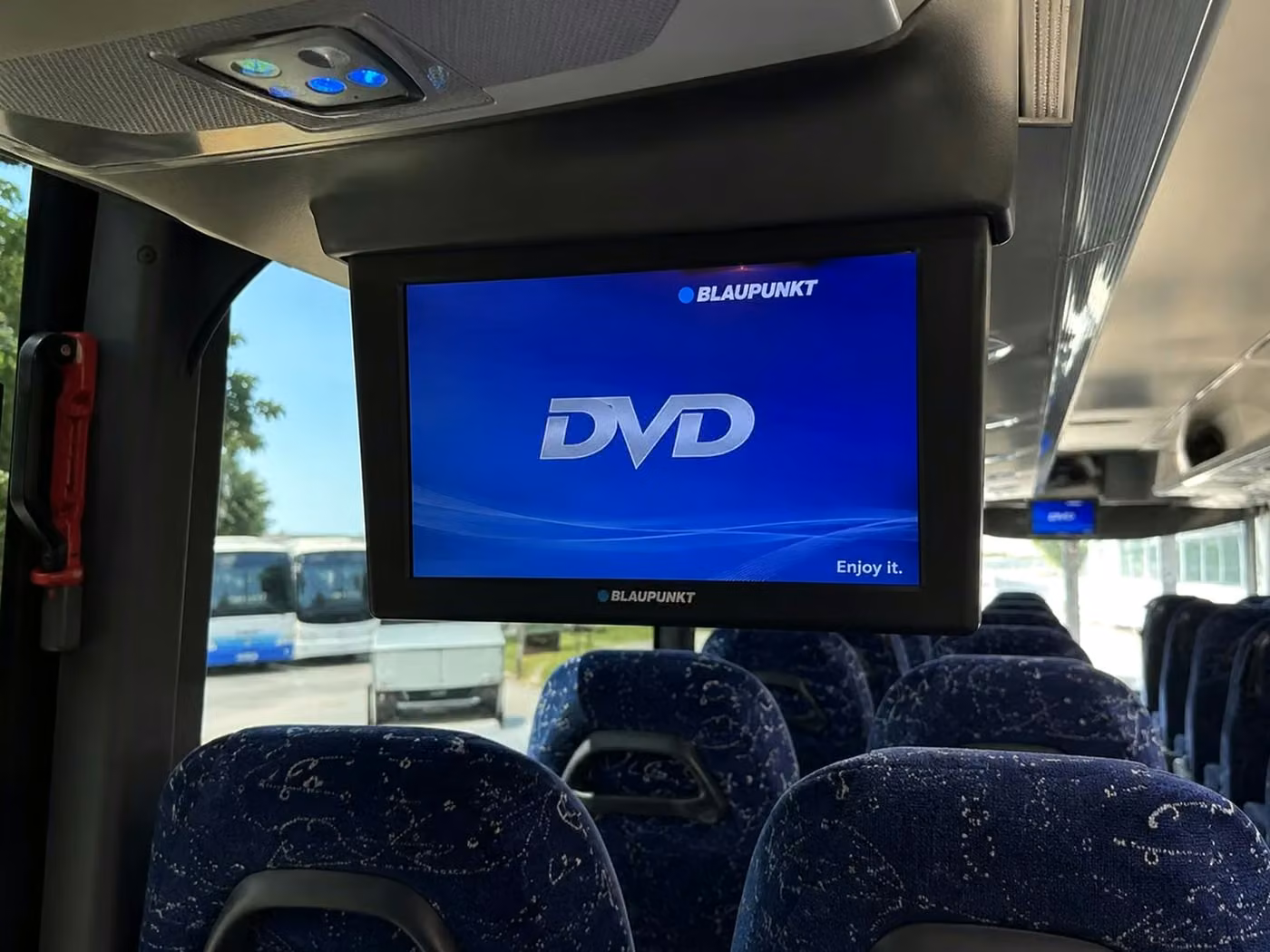 bella vista charter bus tv monitors
