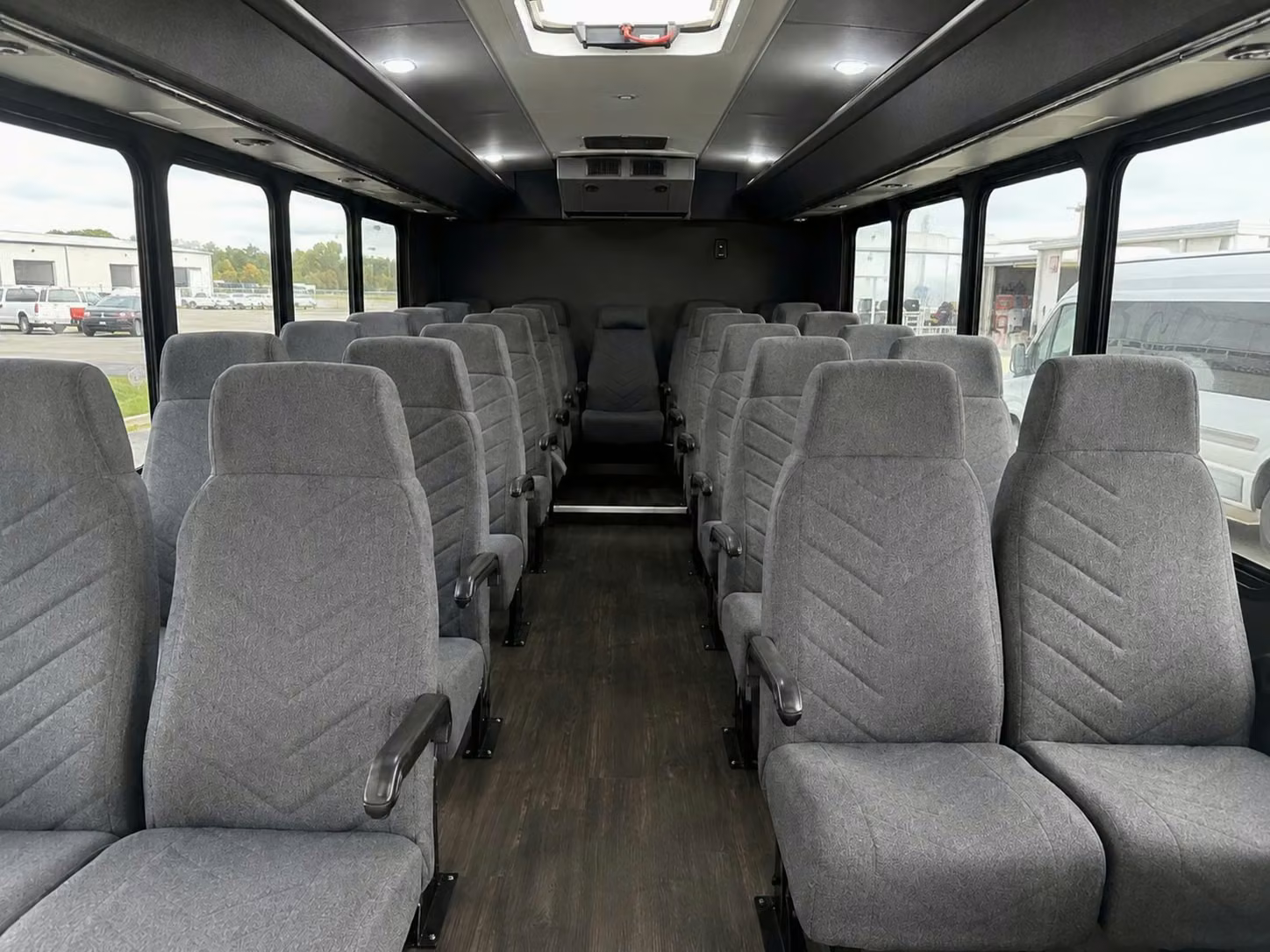 15 passenger minibus interior
