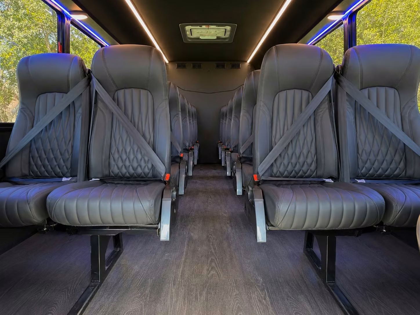 20 passenger minibus interior