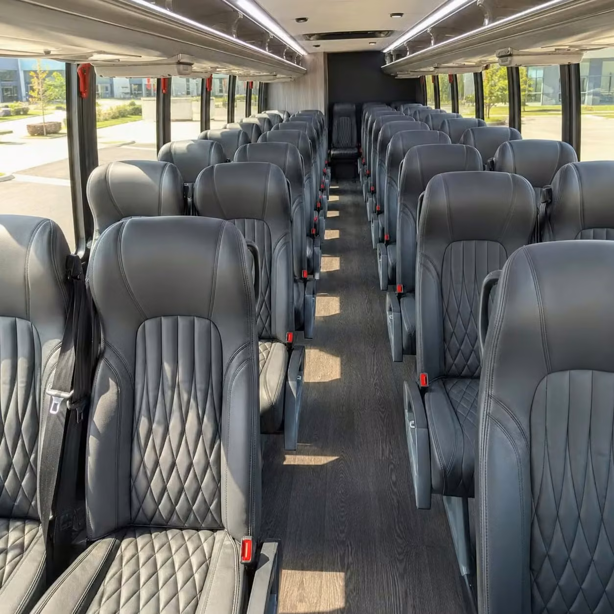 35 passenger minibus interior